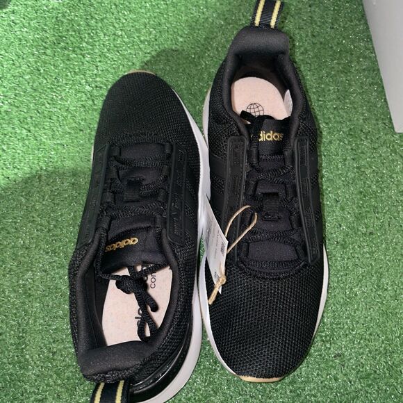 Wmns Adidas Racer TR21 Athletic Running Shoe / Black White Gum / GX4206 Size 5.5 - Picture 4 of 9